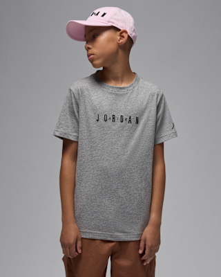 Air Jordan グレー Tシャツ Nike Air Jordan Printed T Shirt, $36 | farfetch.com | Lookastic